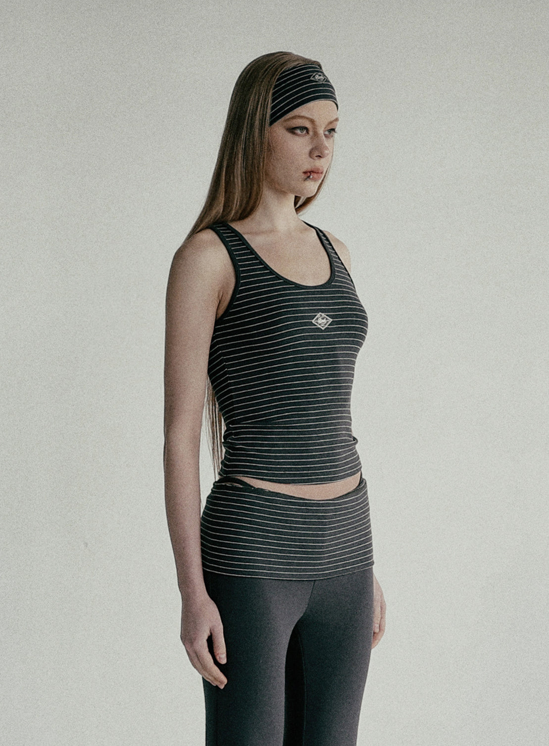 Badblood Beyond Soft Tank 3 Stripe Charcoal