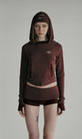 Badblood Beyond Soft Hood Slim Fit Stripe Wine