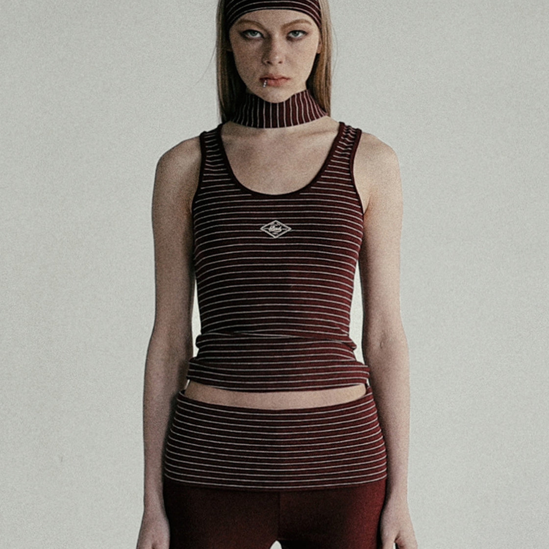 Badblood Beyond Soft Tank 3 Stripe Wine