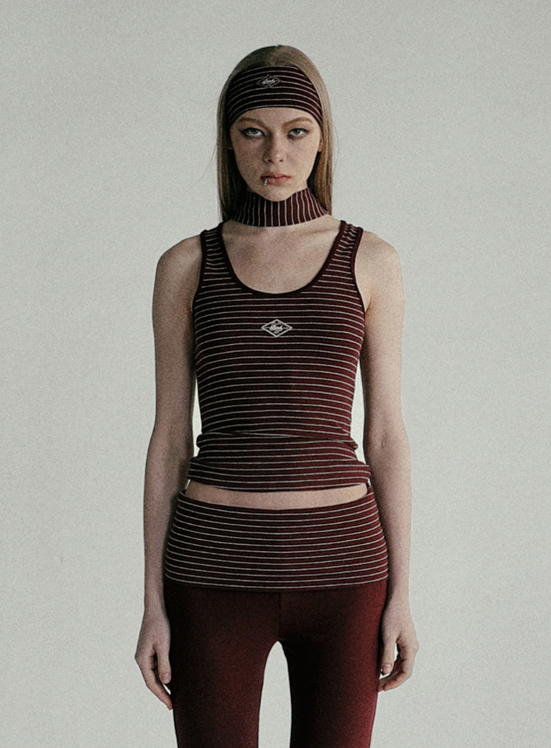 Badblood Beyond Soft Tank 3 Stripe Wine