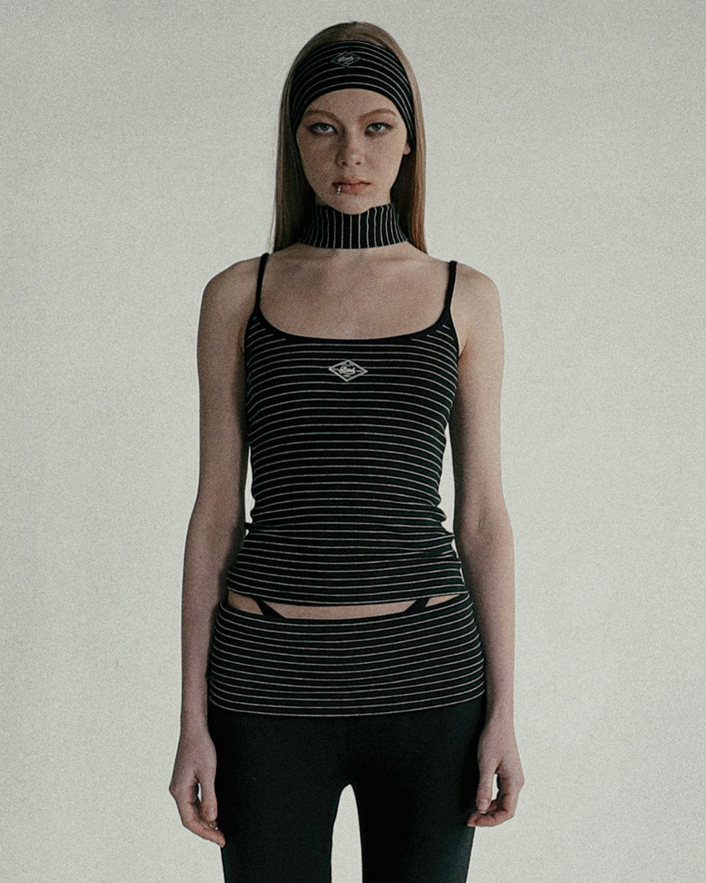 Badblood Beyond Soft String Tank Stripe Black
