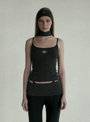 Badblood Beyond Soft String Tank Stripe Black