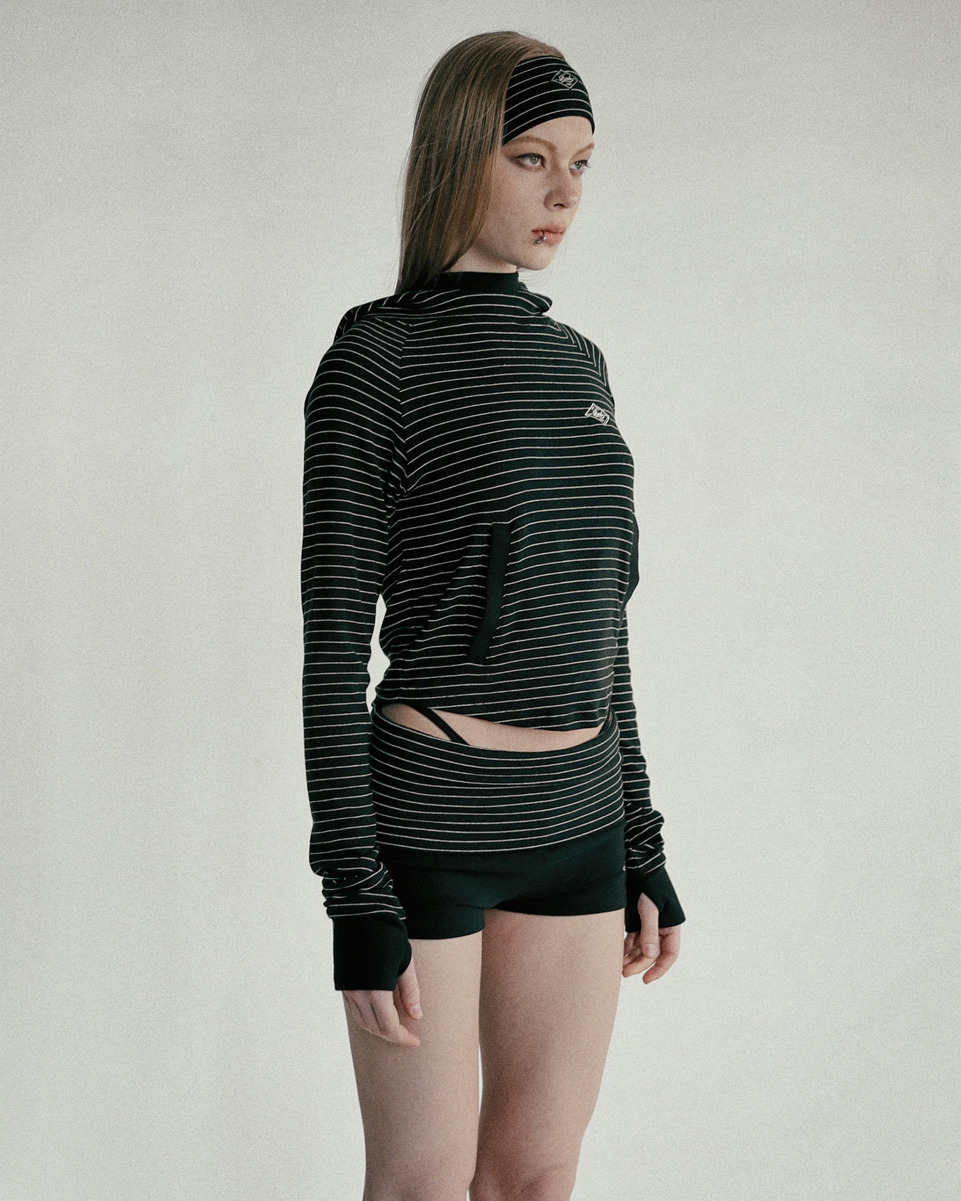 Badblood Beyond Soft Hood Slim Fit Stripe Black