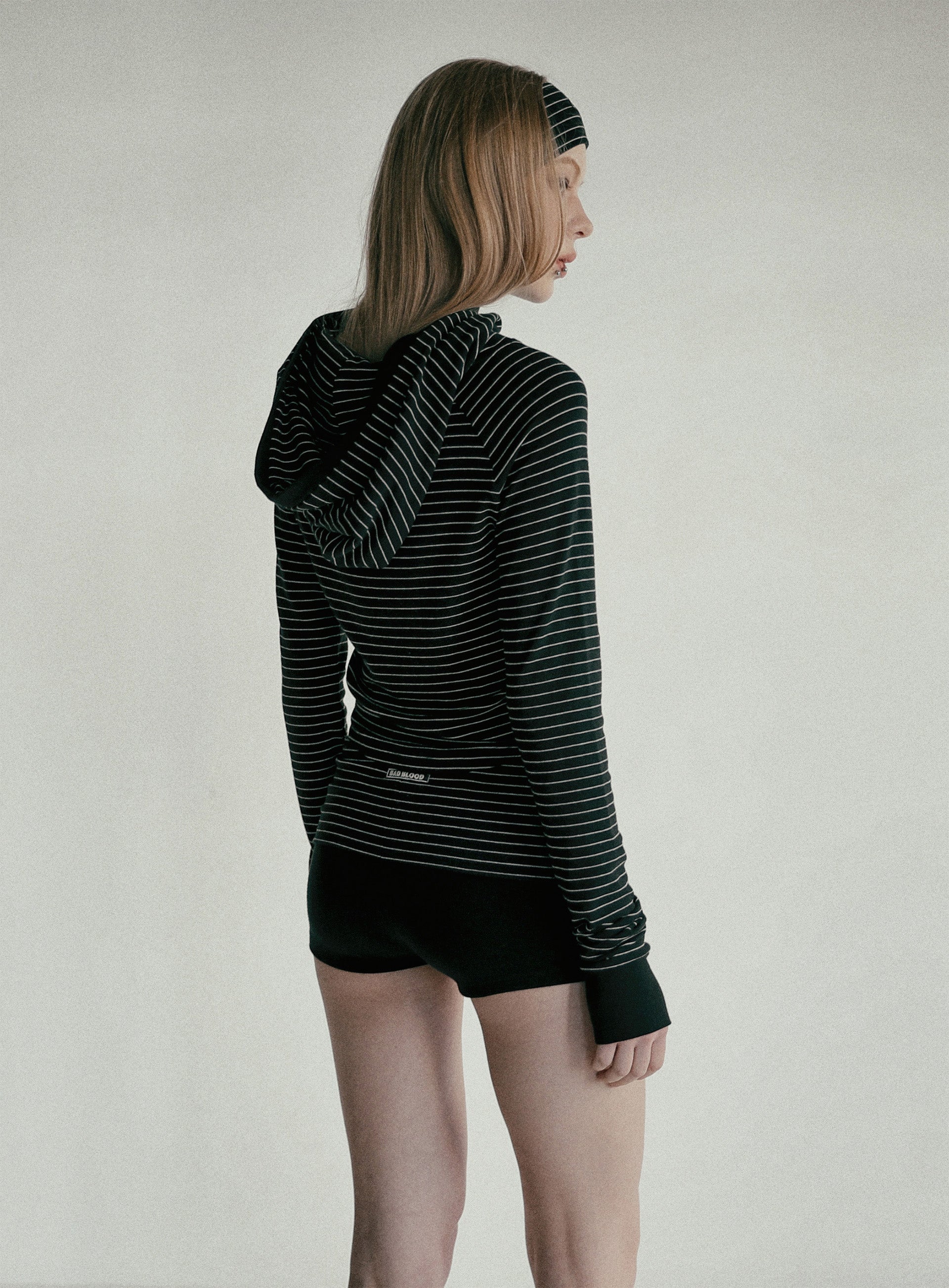 Badblood Beyond Soft Hood Slim Fit Stripe Black
