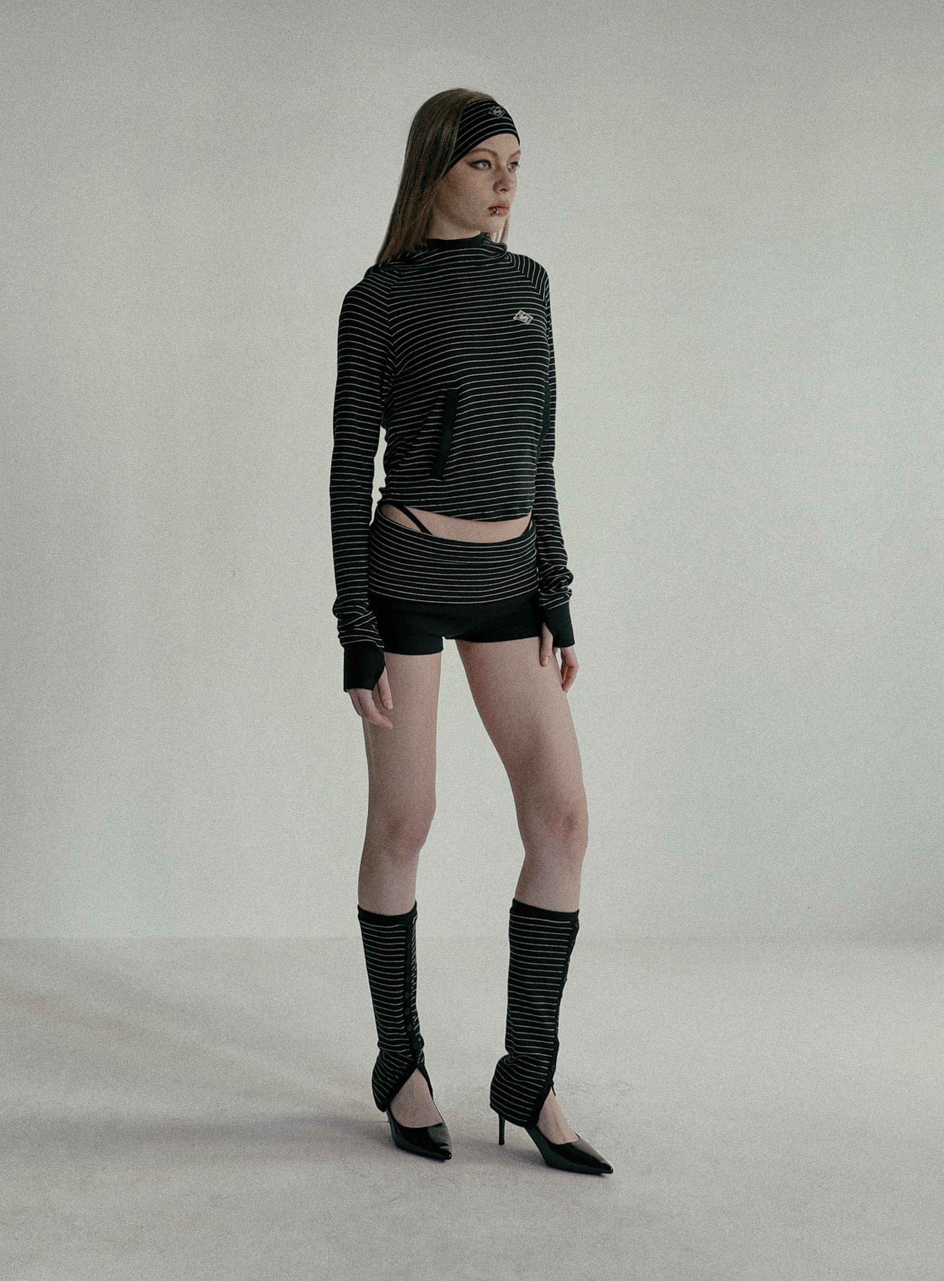 Badblood Beyond Soft Hood Slim Fit Stripe Black