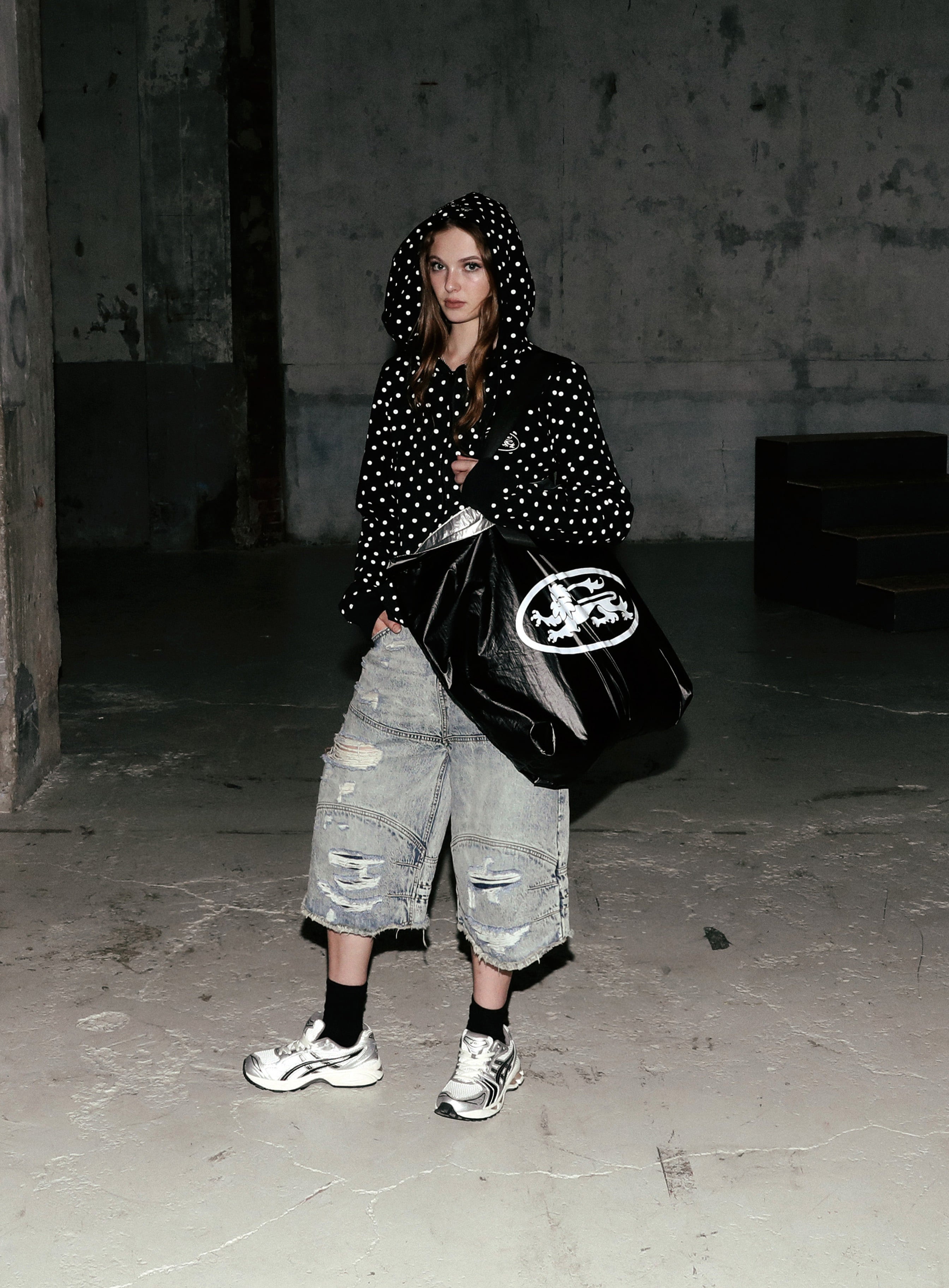 Badblood Mystic 2 Way Reversible Shopper Bag - Silver/Black