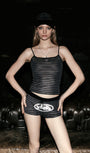 Badblood Tiny Logo String Tank - Black/Striped