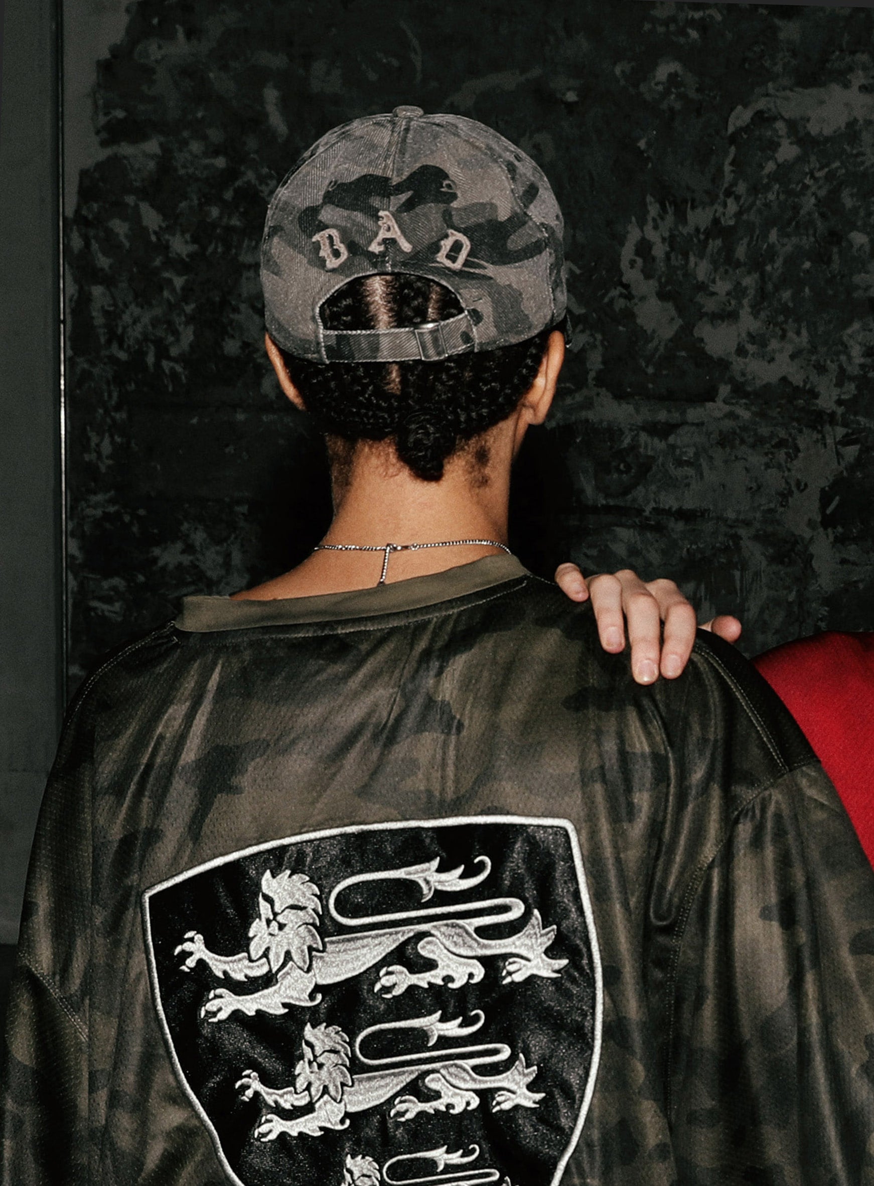 Badblood Mystic Big Patch Ball Cap - Dusty Green Camo