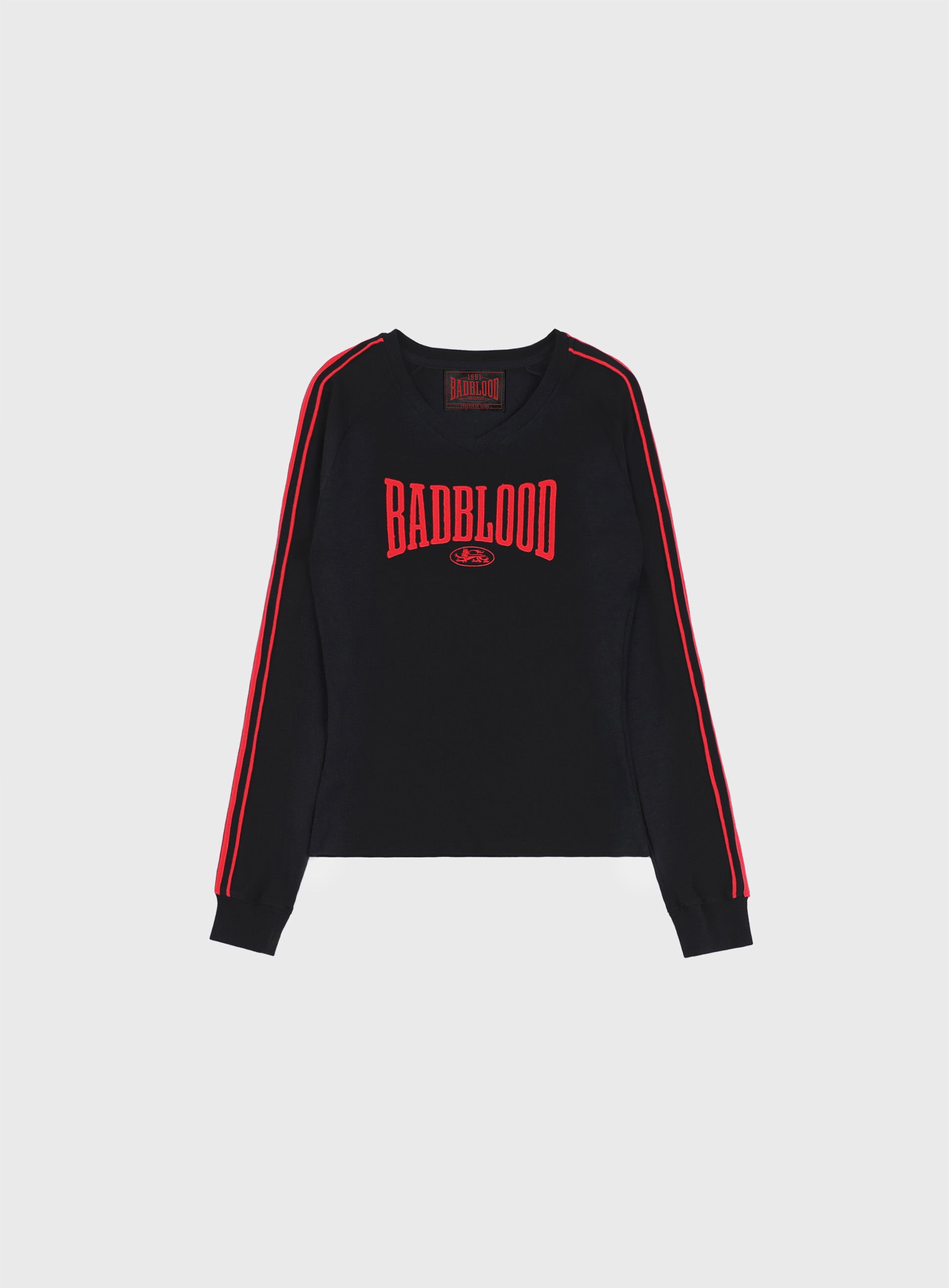 Badblood  Mystic Capsule V-Neck Long Sleeve Black