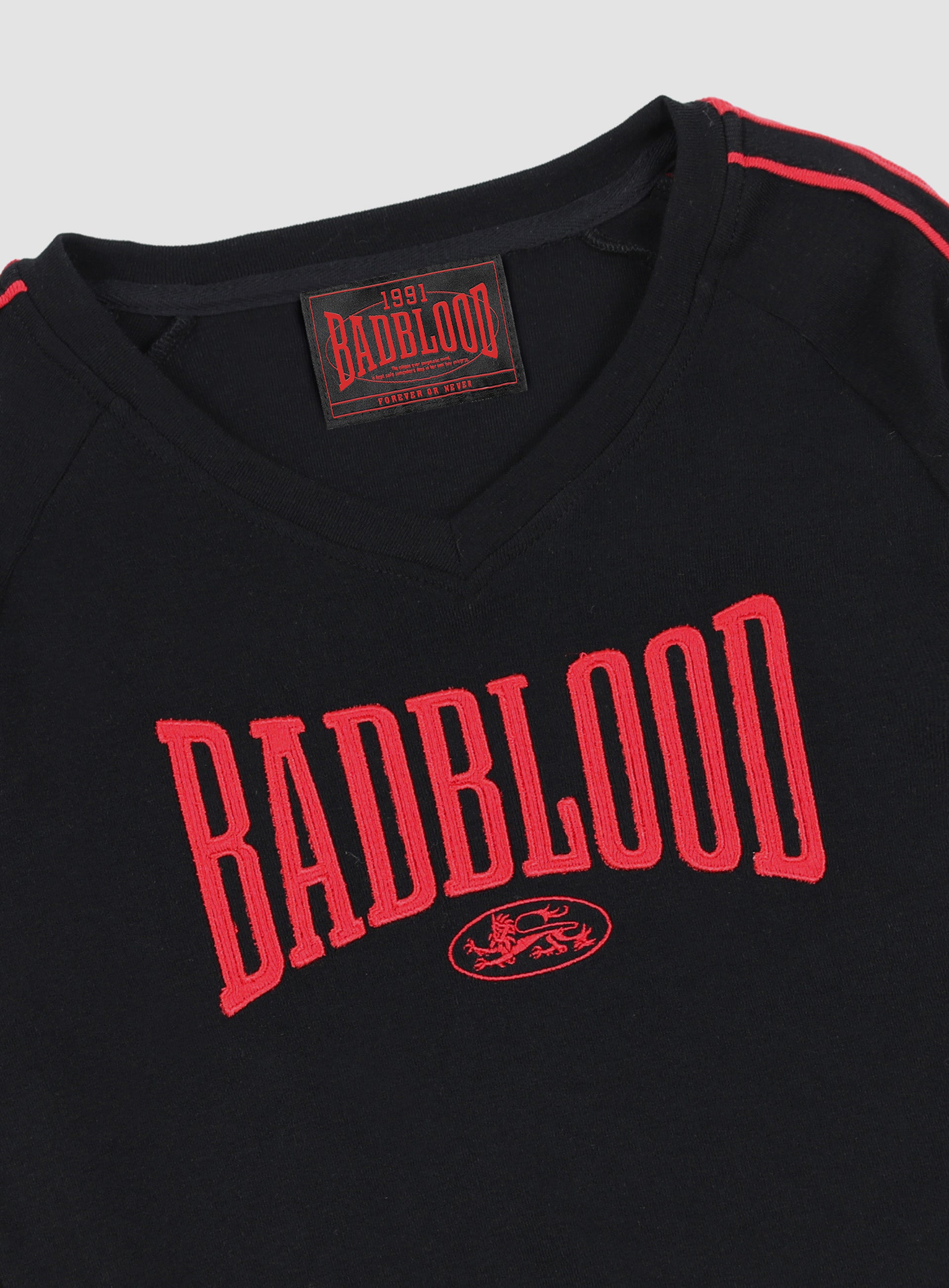 Badblood  Mystic Capsule V-Neck Long Sleeve Black