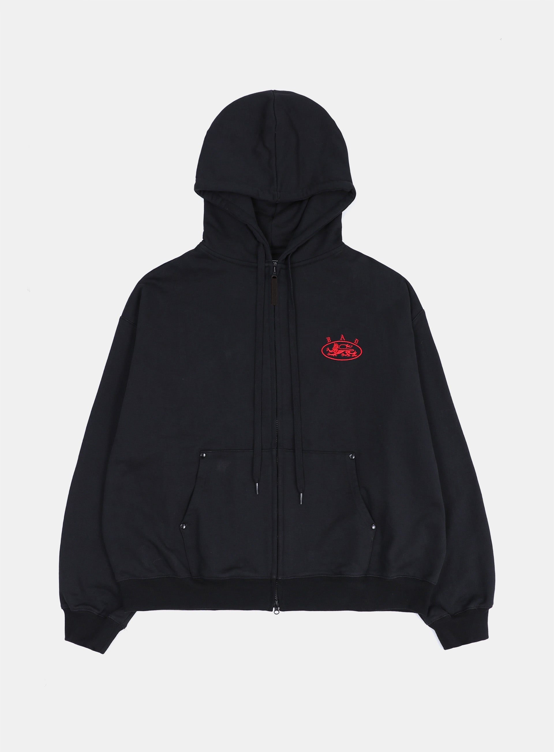 Badblood Mystic Capsule Hooded Zip-Up - Black