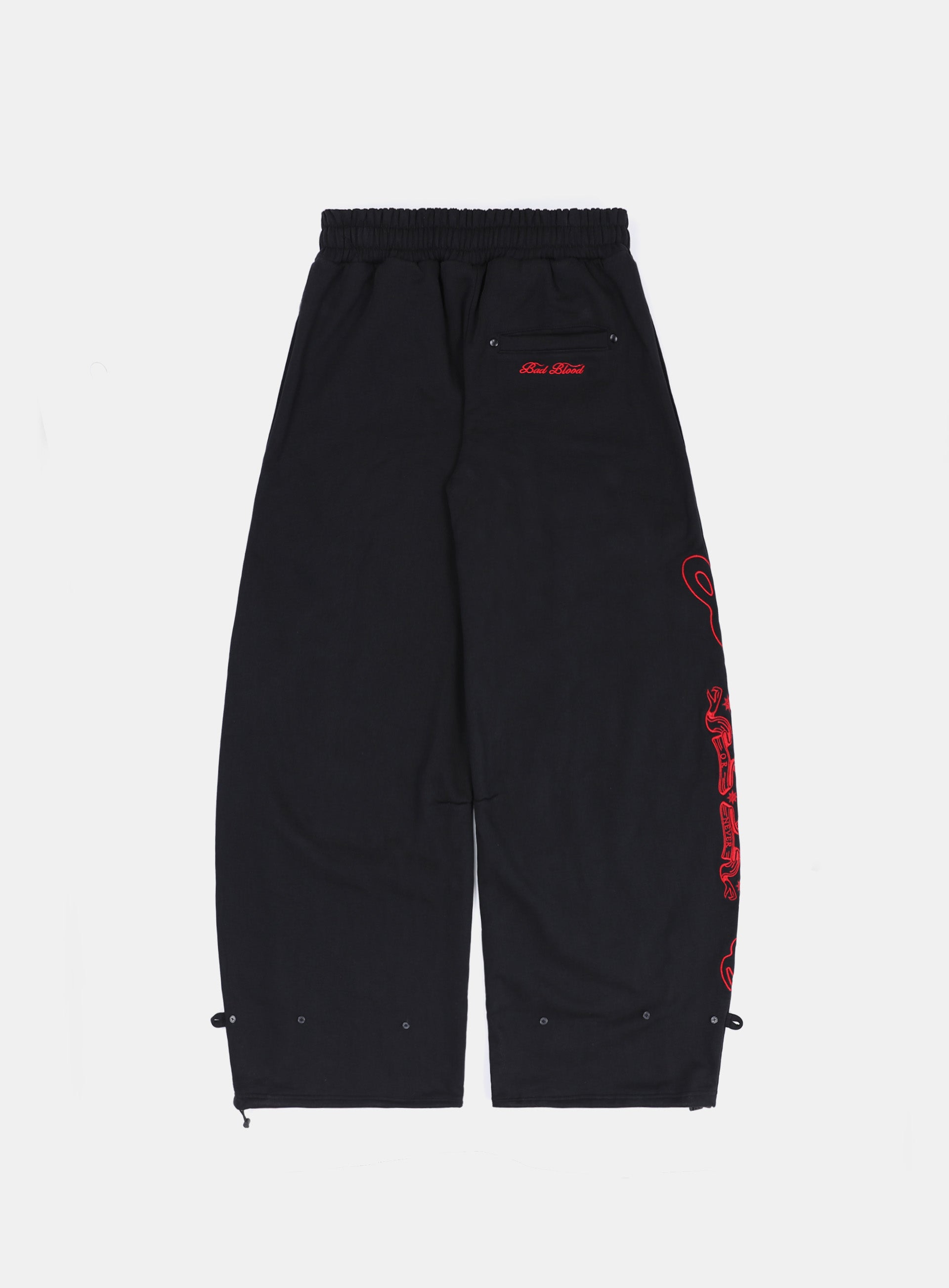 Badblood Mystic Capsule 2 Way Curved Jogger Trousers - Black