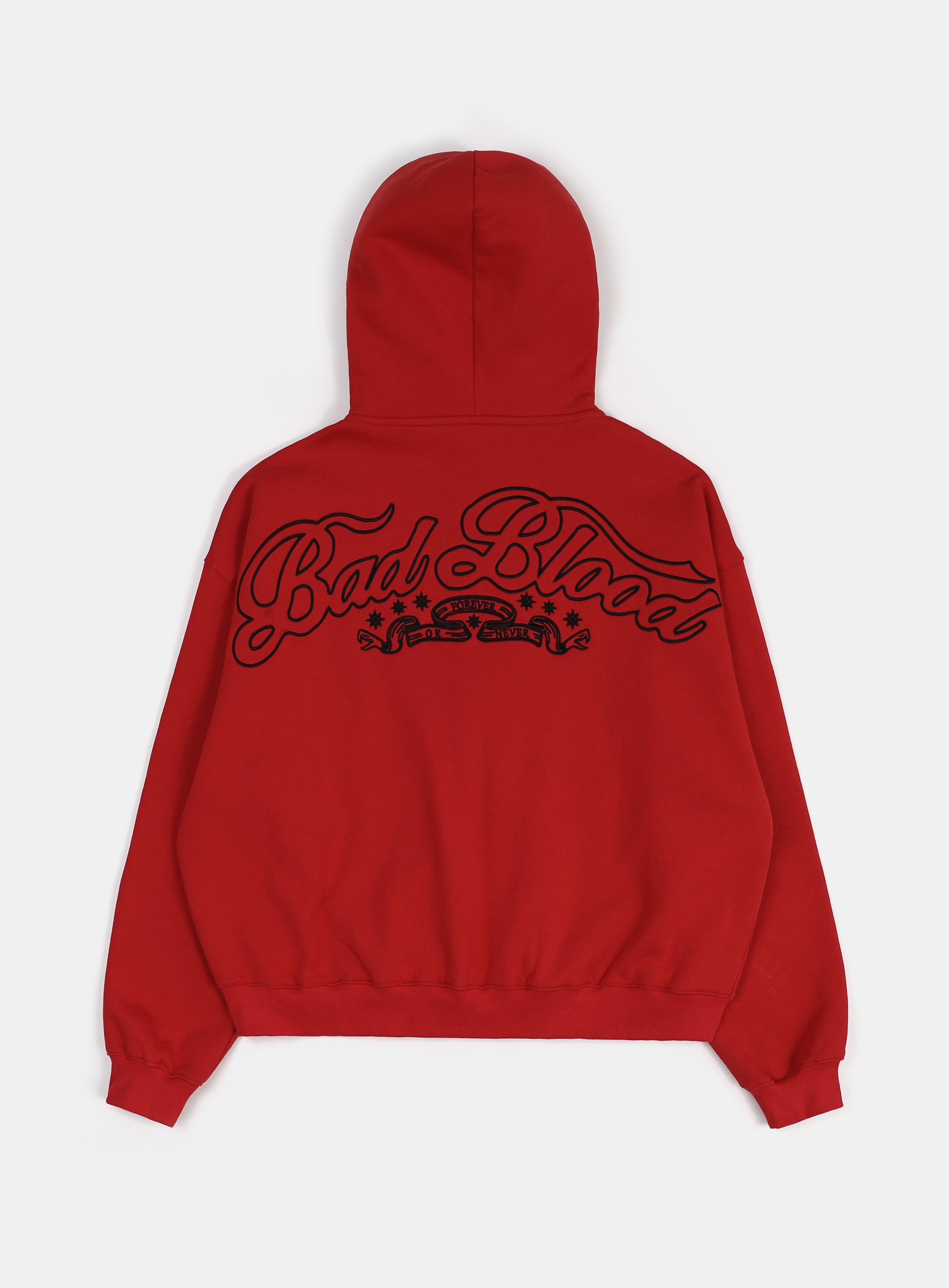 Badblood Mystic Capsule Hooded Zip-Up - Red