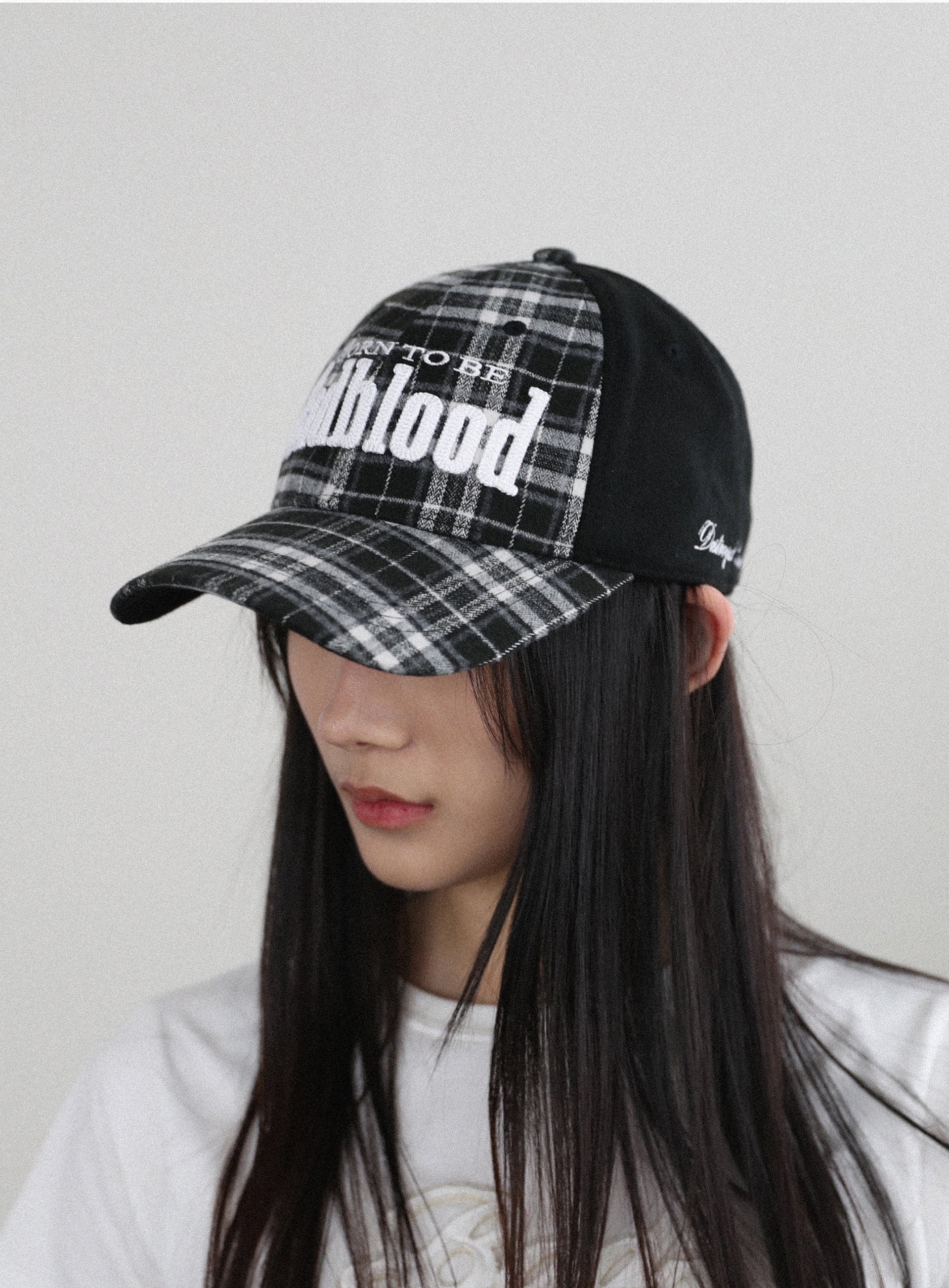 Badblood Born To Be Ball Cap - Check Black