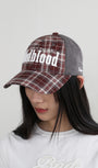 Badblood Born To Be Ball Cap - Check Red