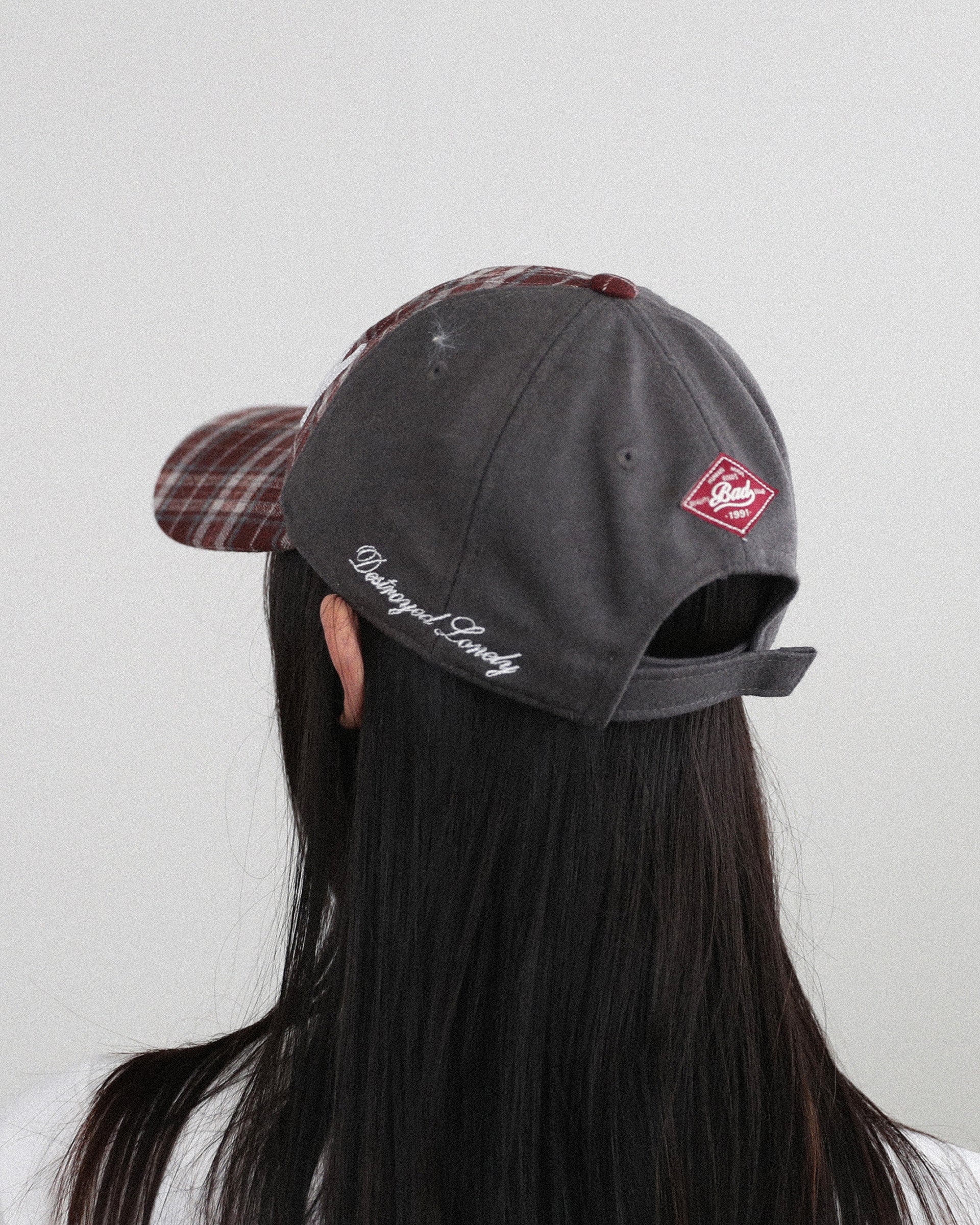 Badblood Born To Be Ball Cap - Check Red