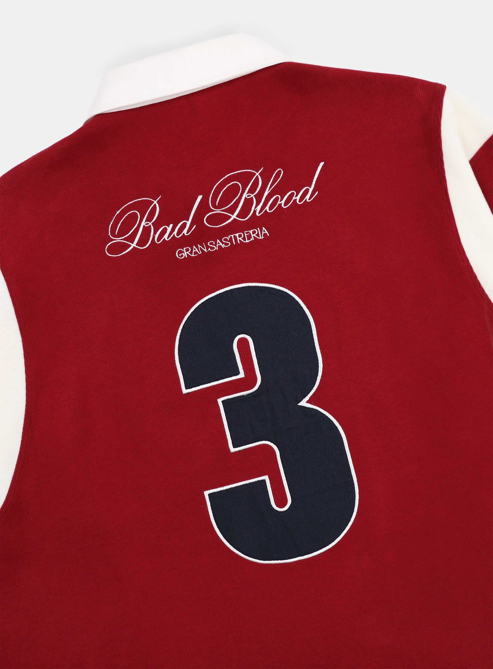 Badblood Saint Blood Rugby Shirt - Red