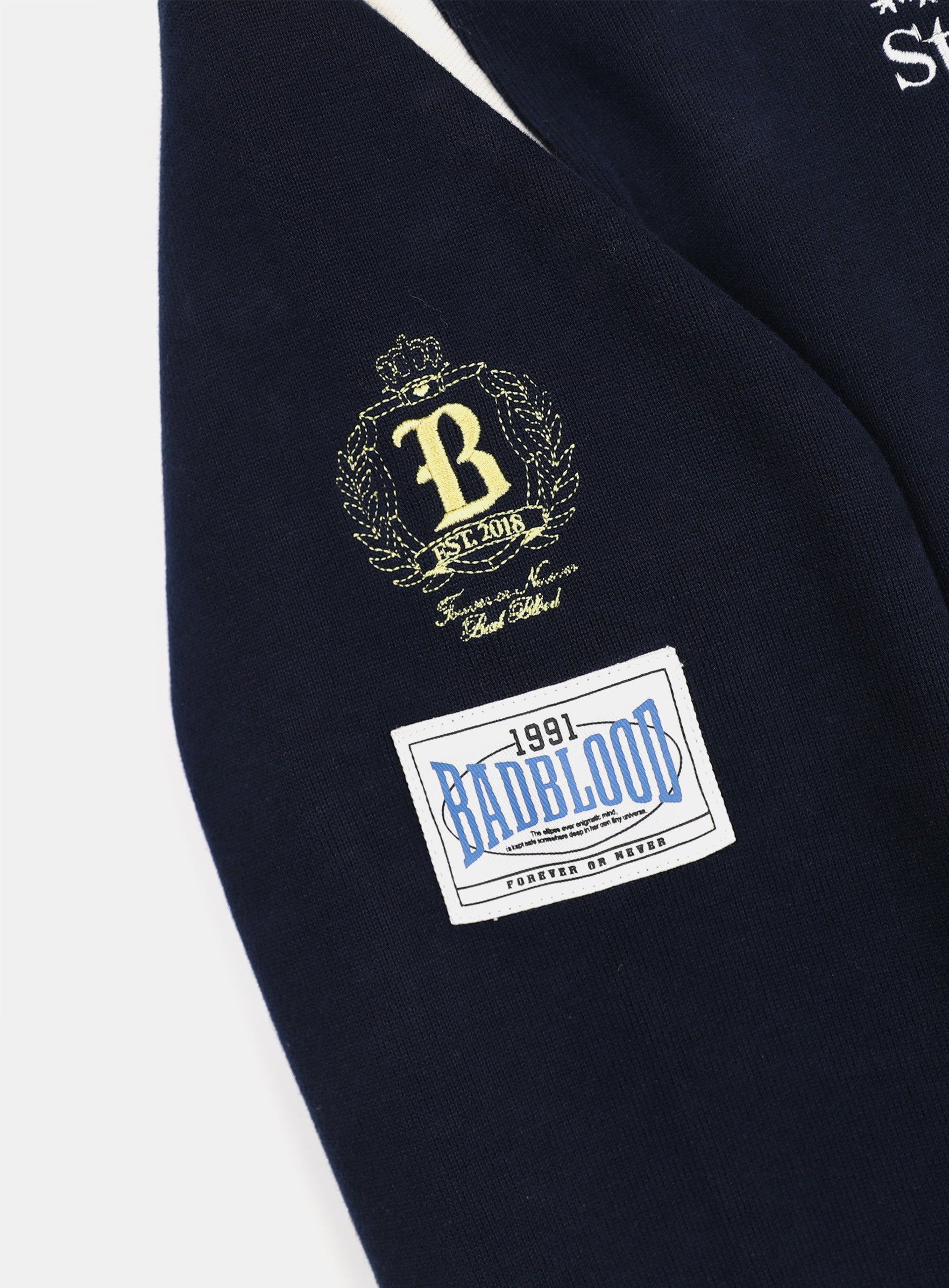 Badblood Saint Blood Rugby Shirt - Navy