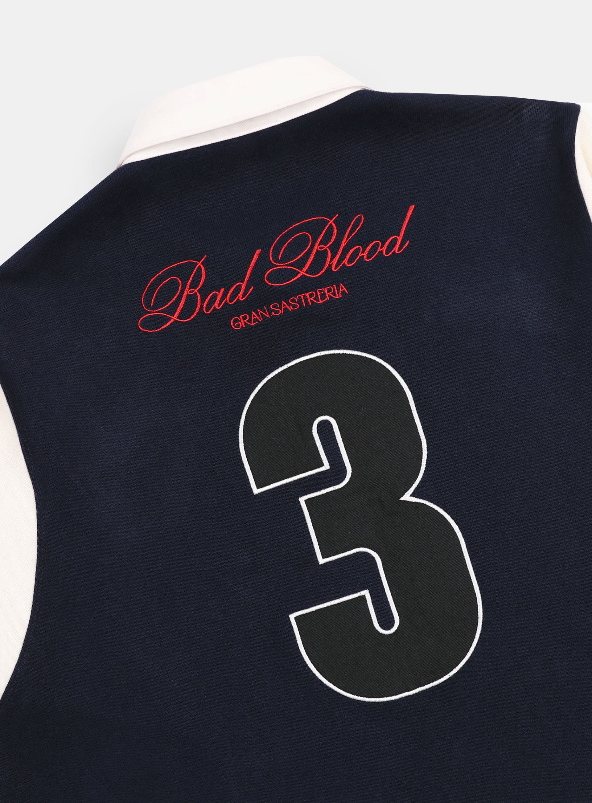 Badblood Saint Blood Rugby Shirt - Navy