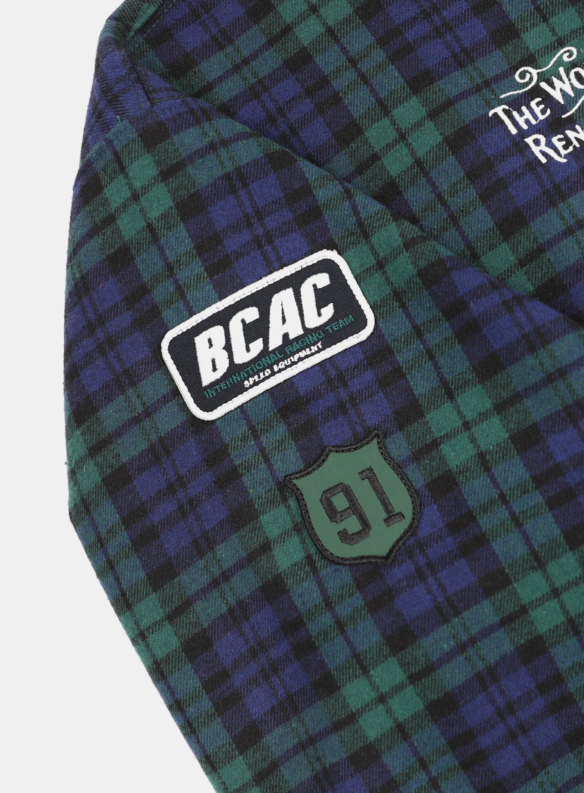 Badblood Classic Check Rugby Shirt - Green