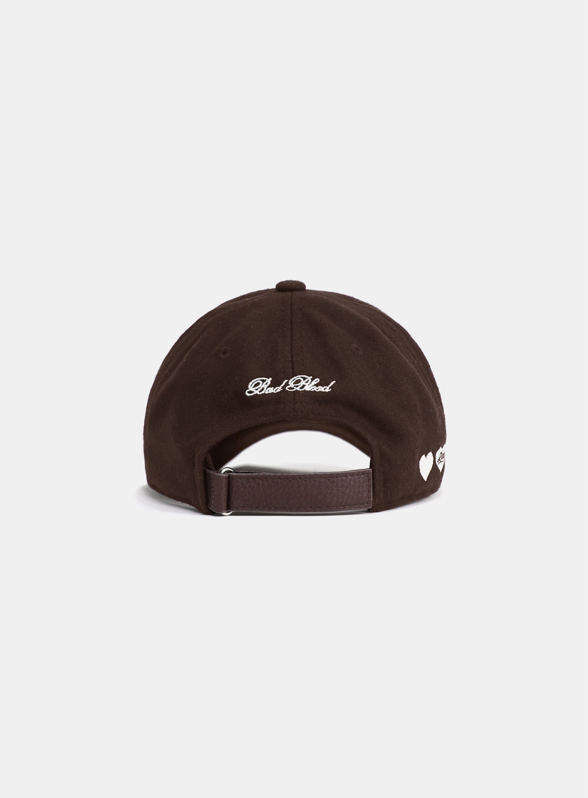 Badblood Classic B Logo Wool Ball Cap Brown