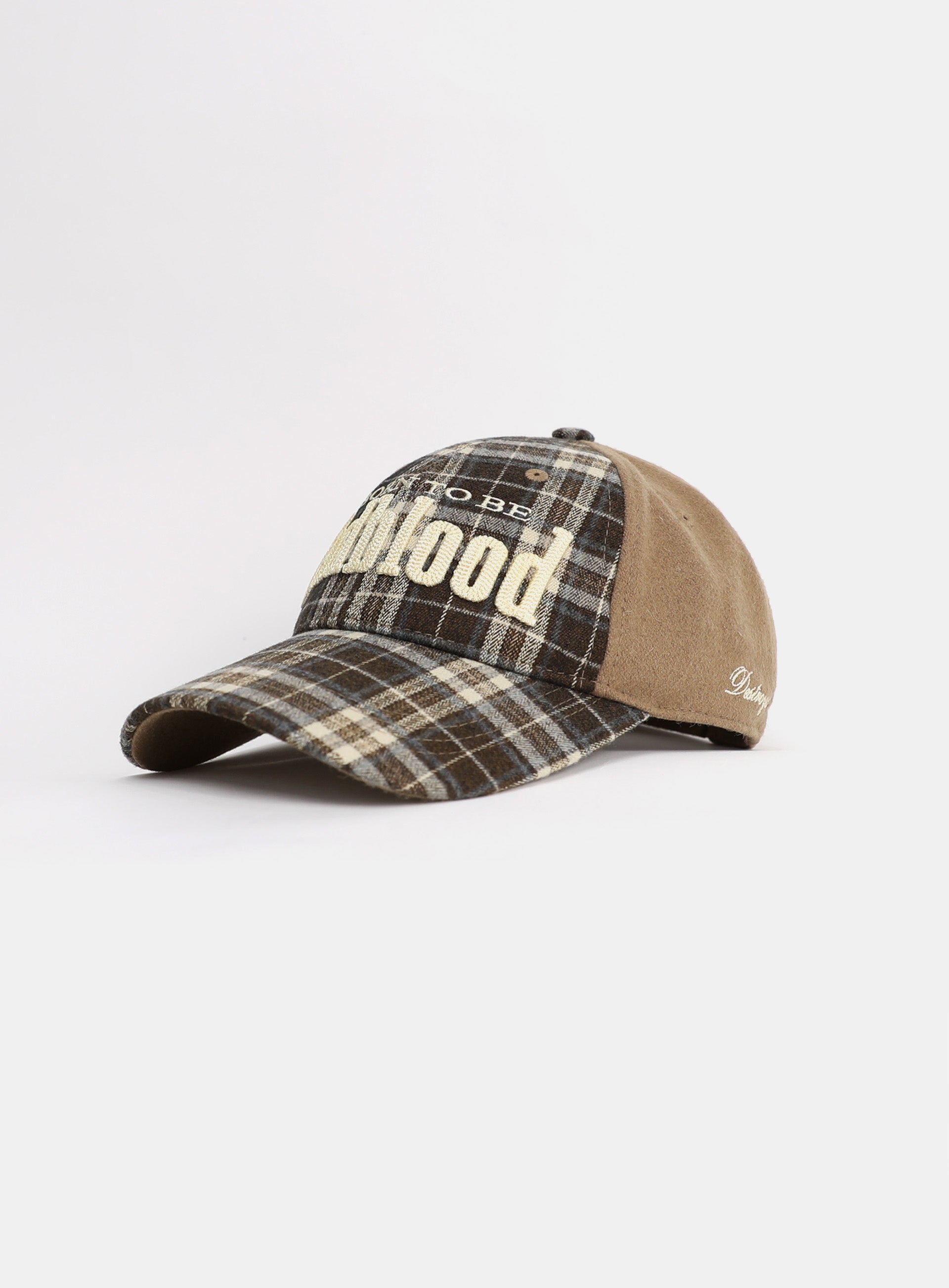 Badblood Born To Be Ball Cap - Check Brown