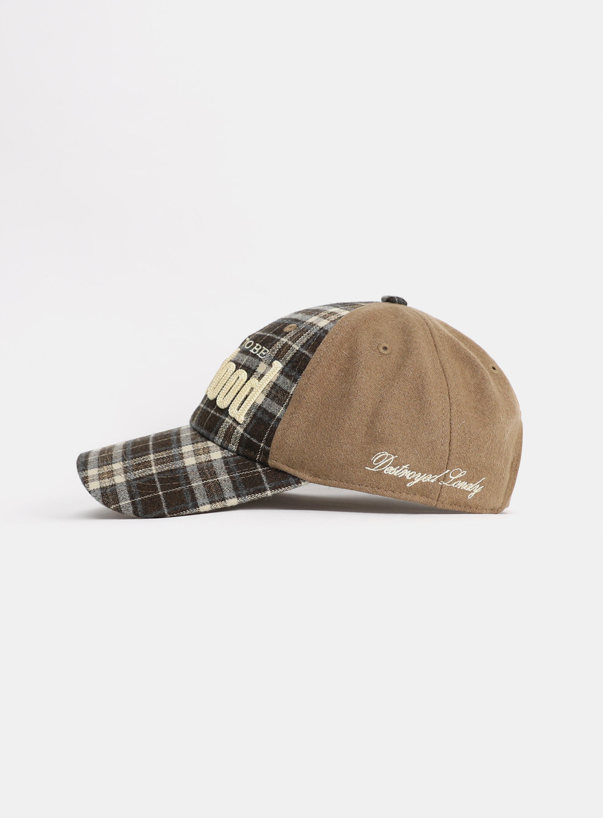 Badblood Born To Be Ball Cap - Check Brown