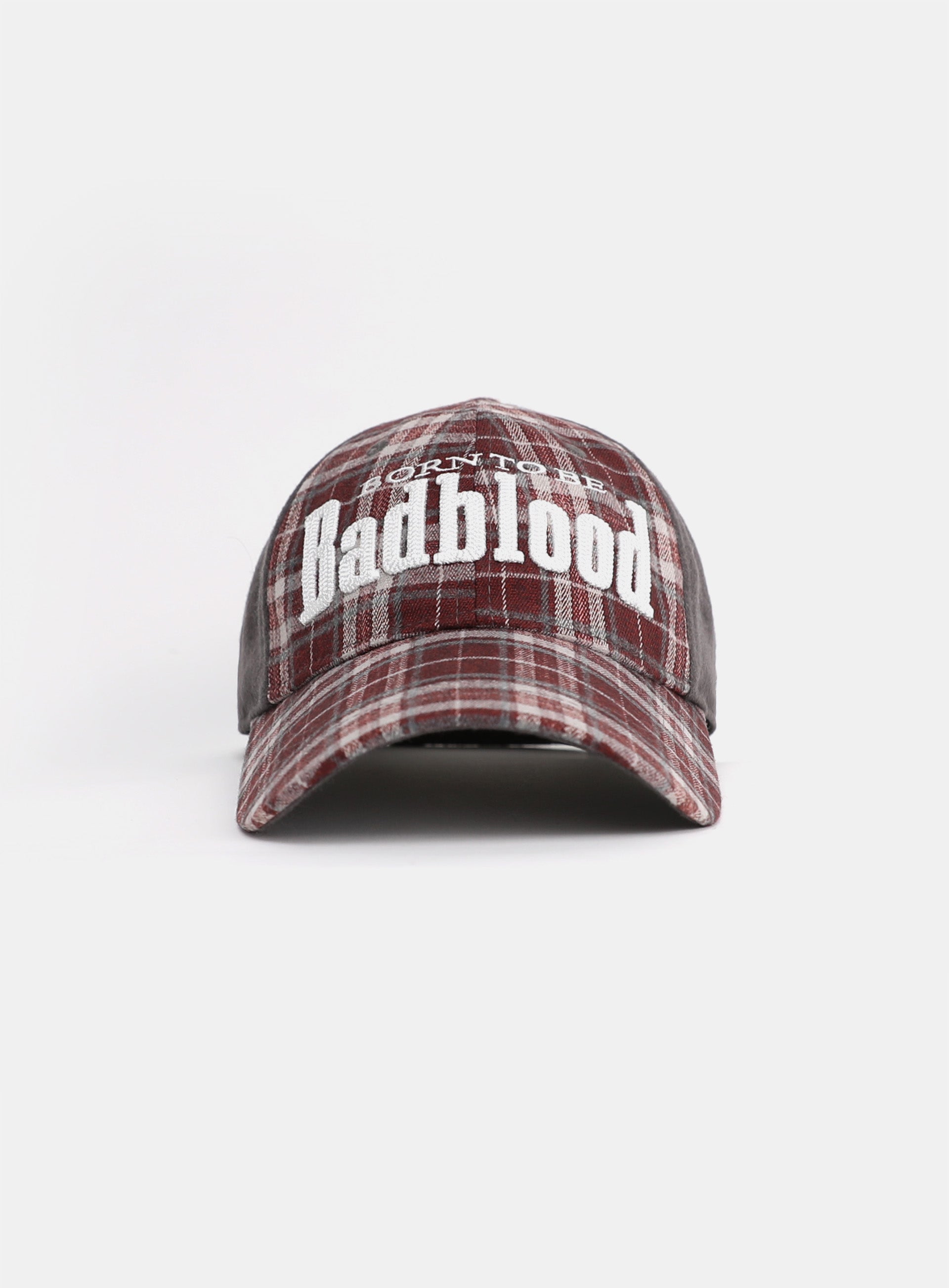 Badblood Born To Be Ball Cap - Check Red