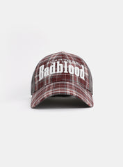 Badblood Born To Be Ball Cap - Check Red