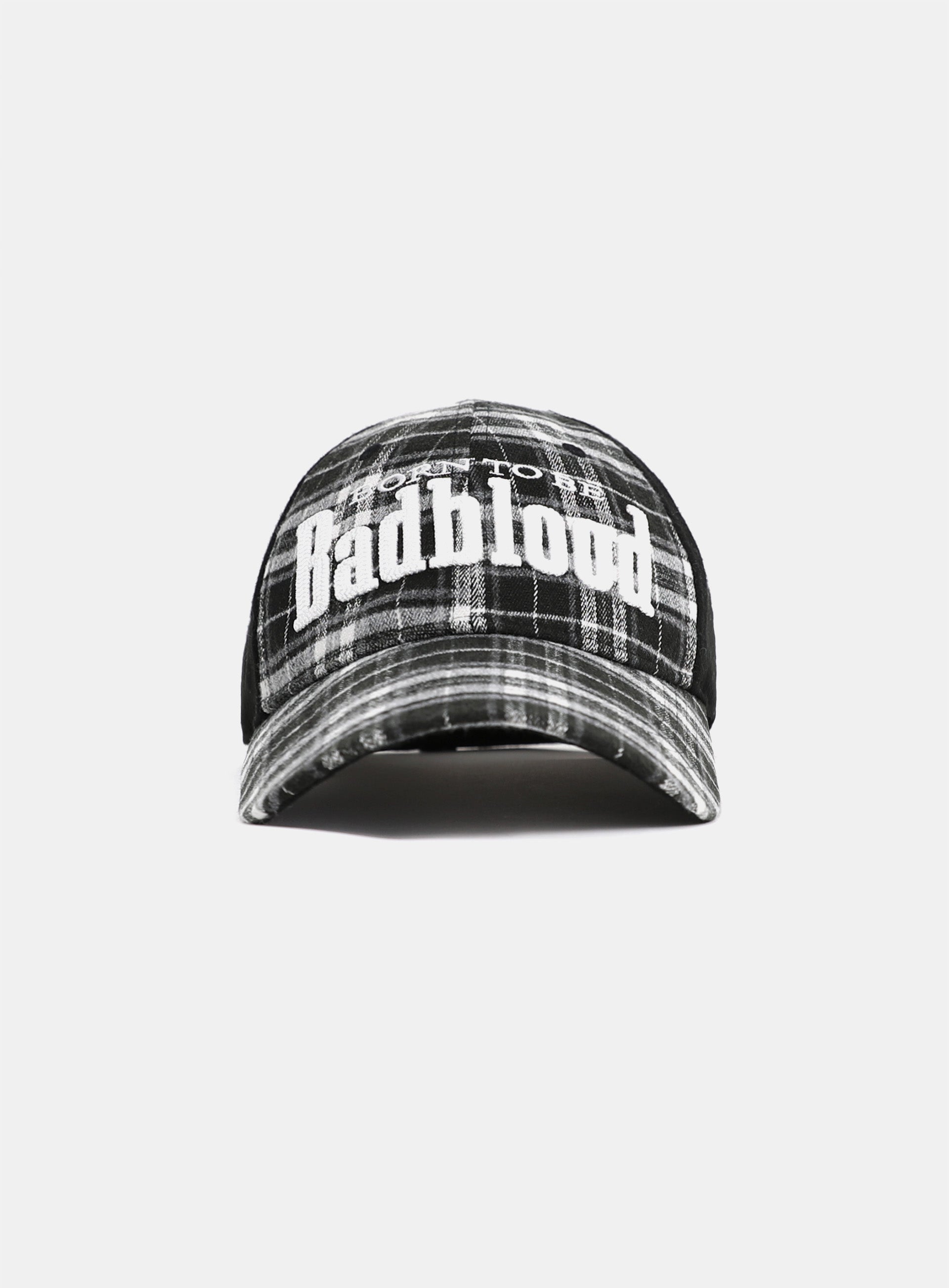 Badblood Born To Be Ball Cap - Check Black