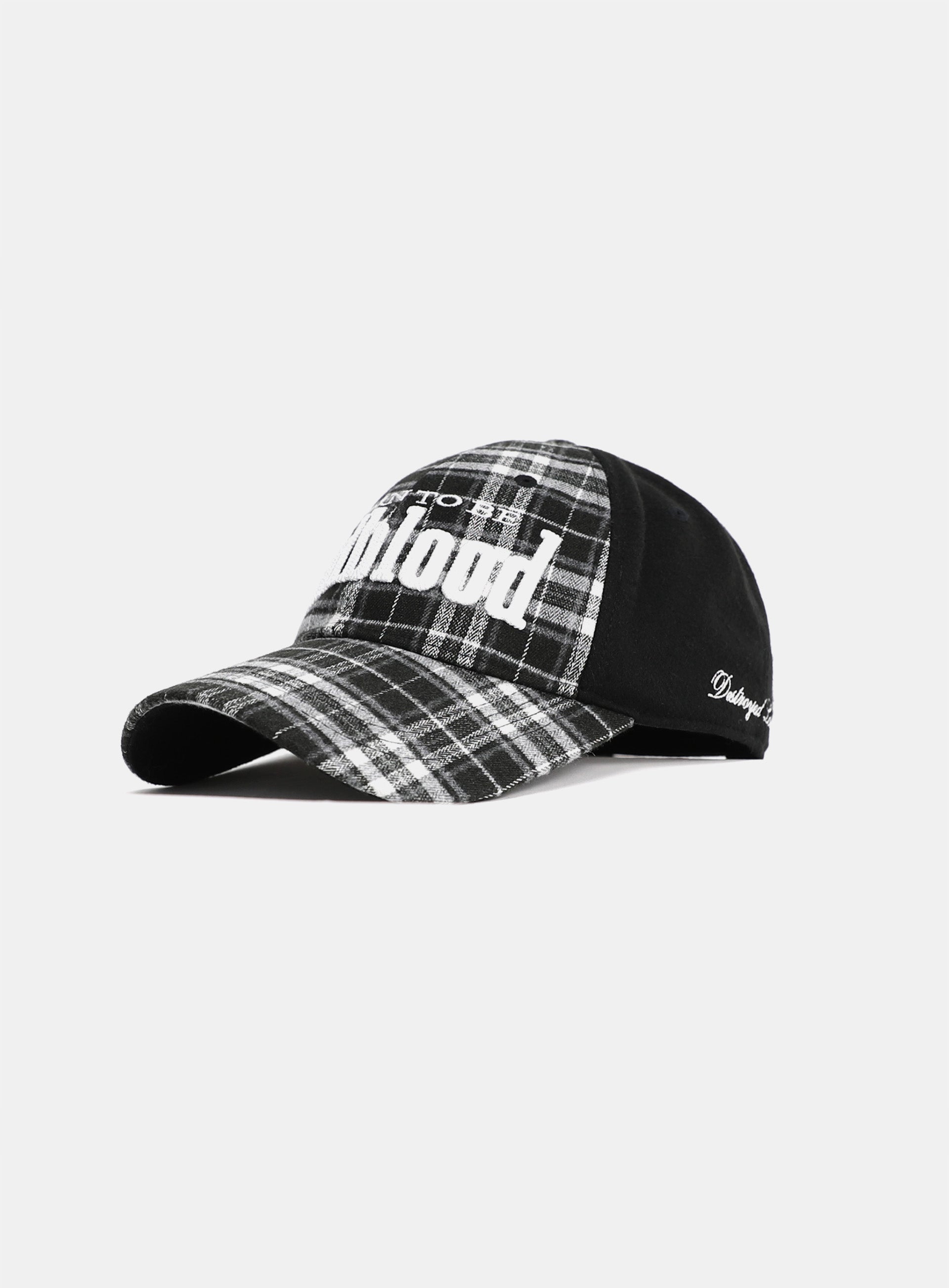 Badblood Born To Be Ball Cap - Check Black