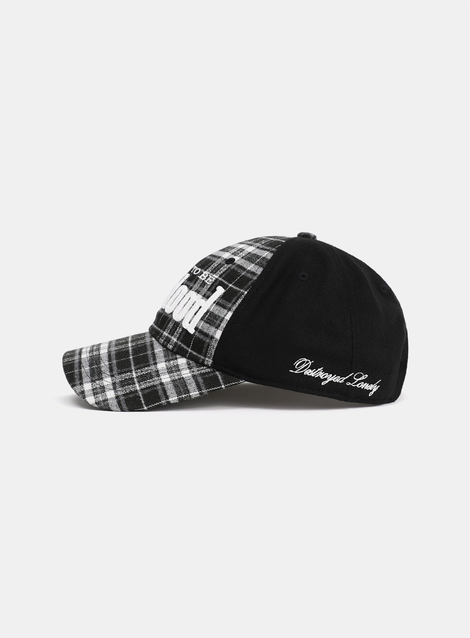 Badblood Born To Be Ball Cap - Check Black