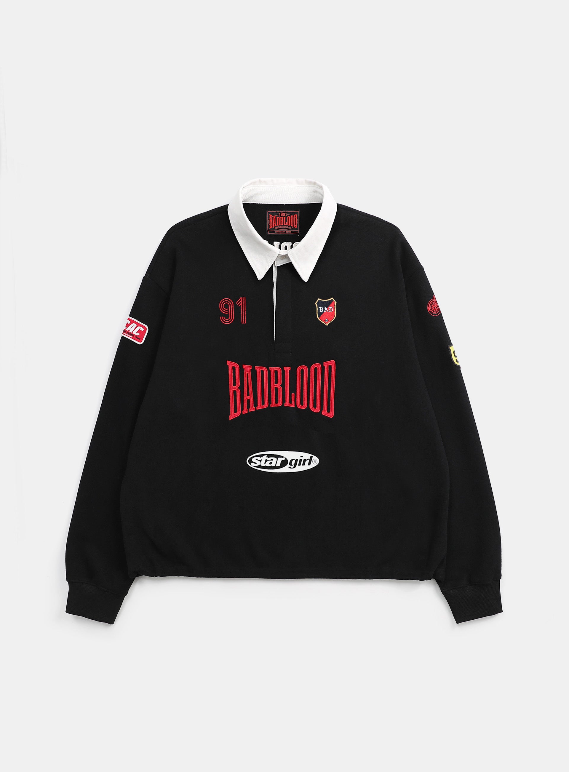 Badblood Mystic Capsule Rugby Sweatshirt Black