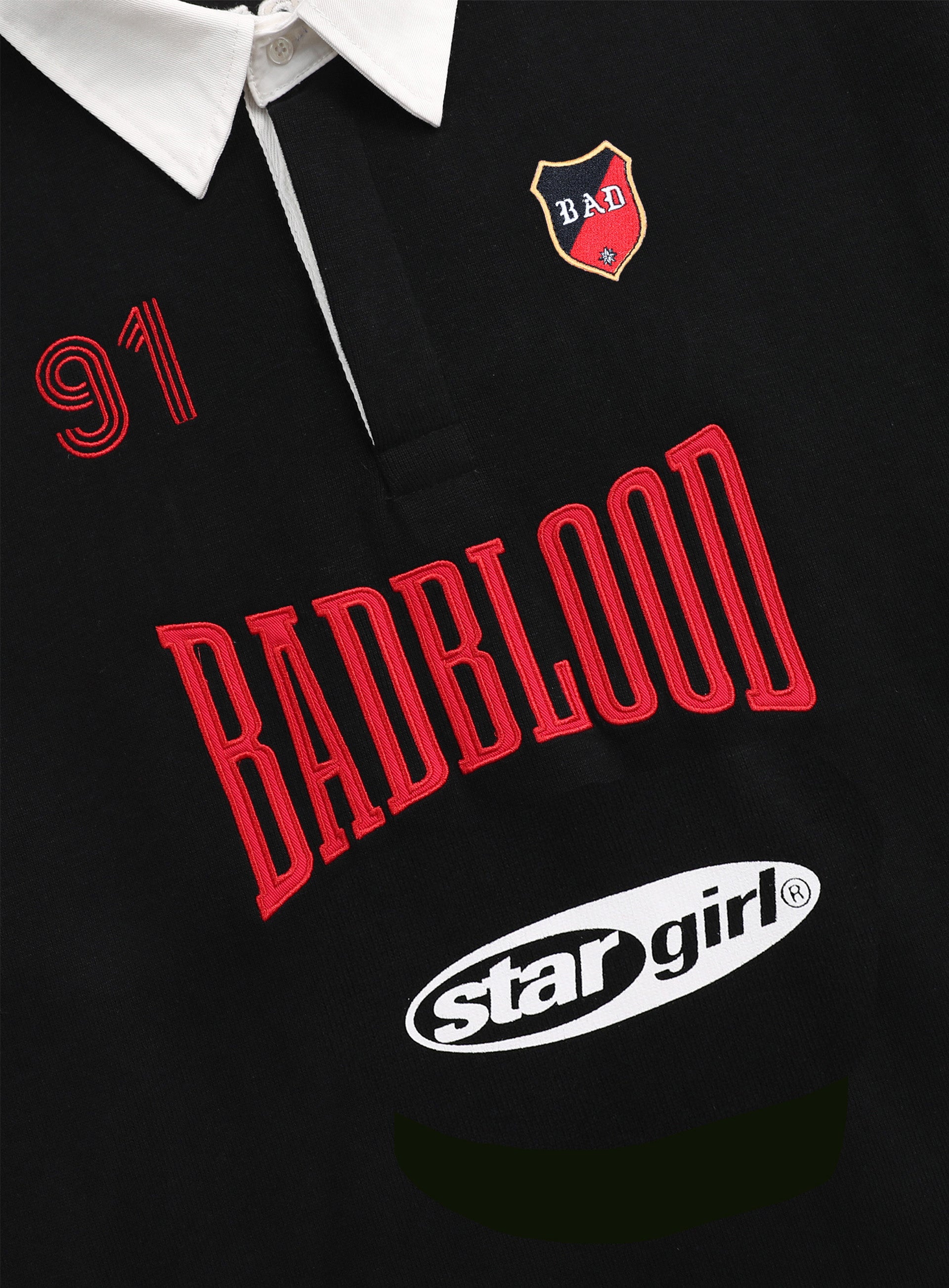 Badblood Mystic Capsule Rugby Sweatshirt Black