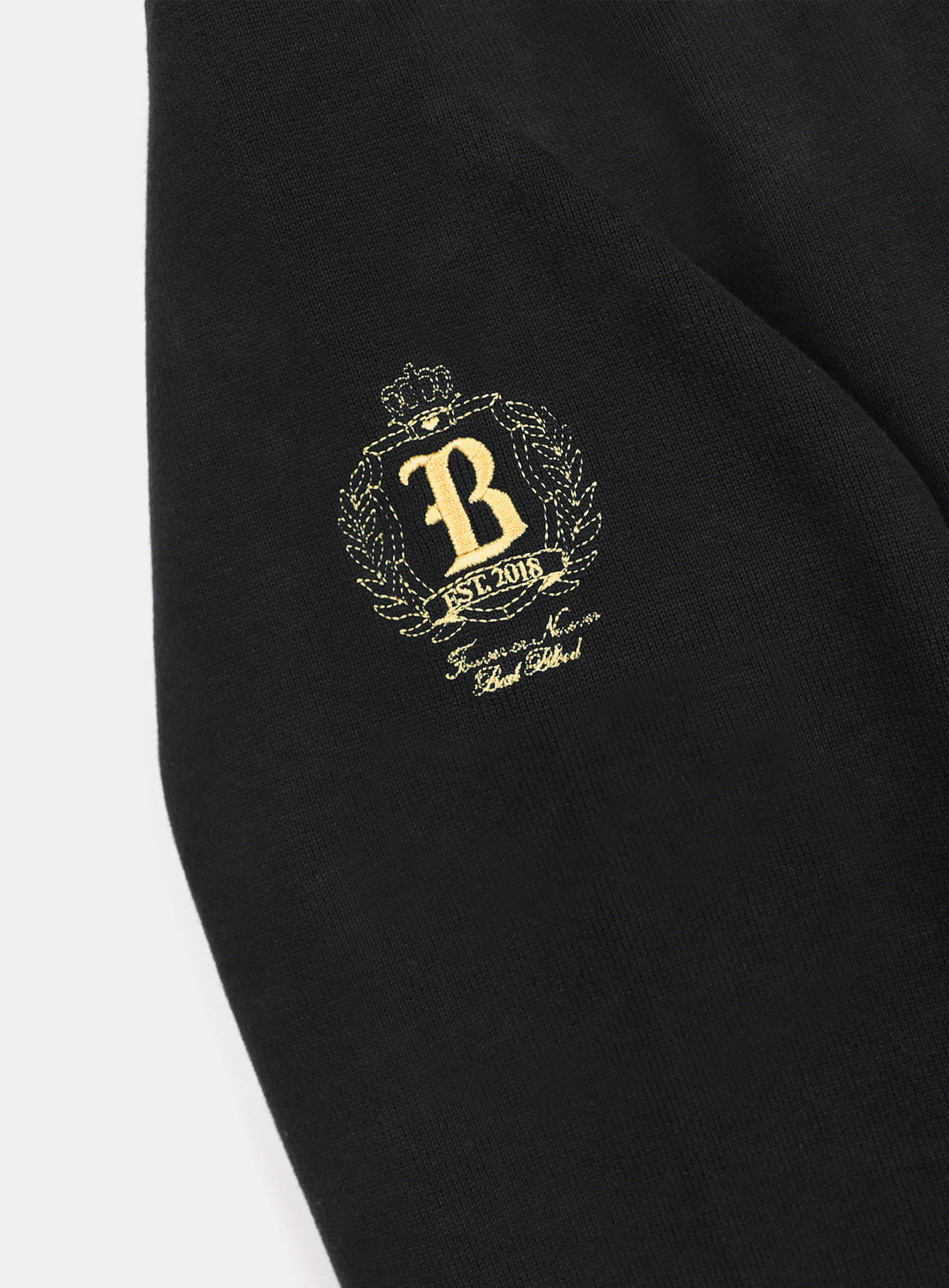 Badblood Royal Classic Rugby Shirt - Black