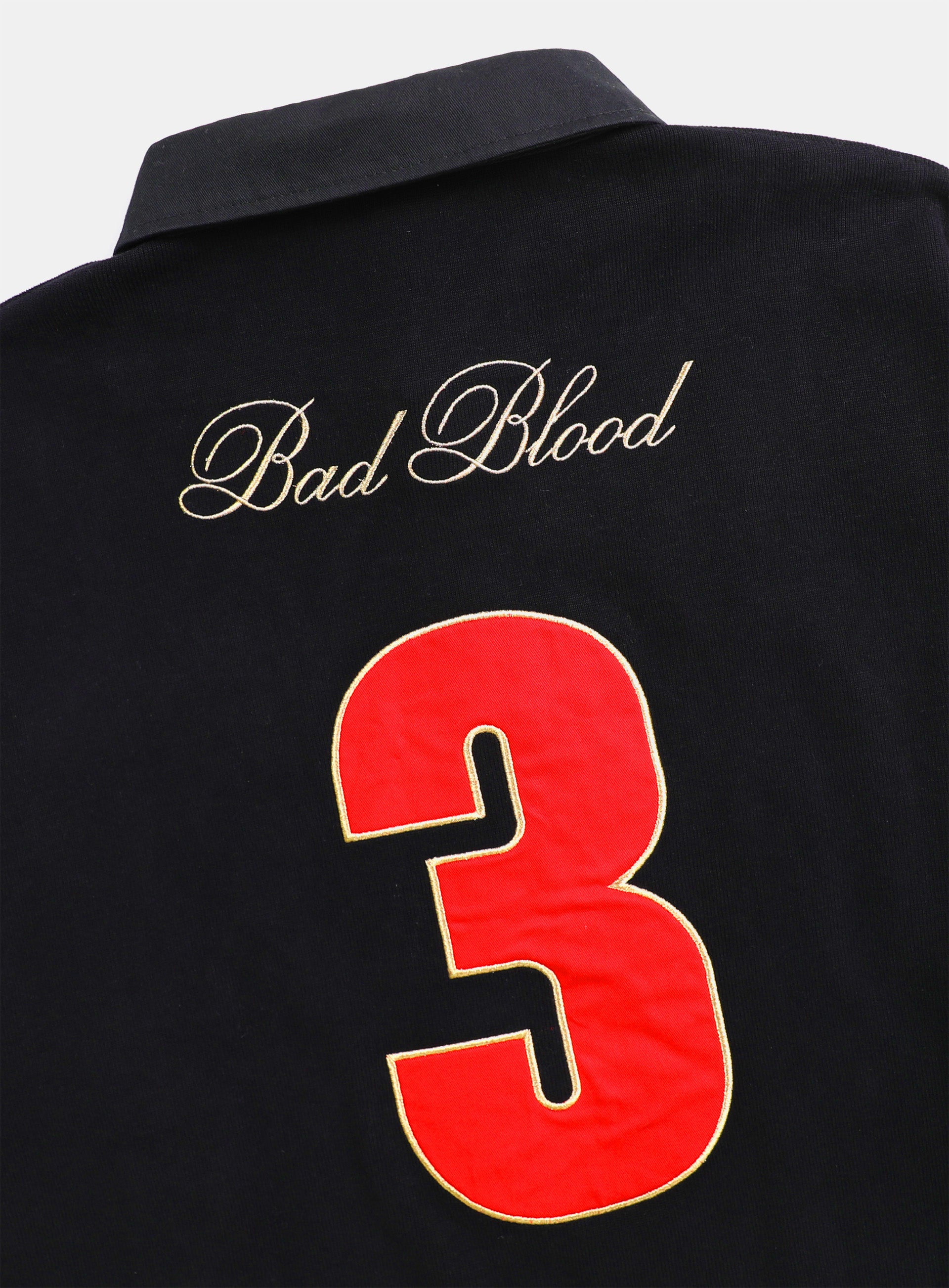 Badblood Royal Classic Rugby Shirt - Black