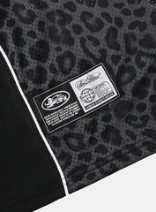 Badblood FON V-Neck Jersey Short Sleeve - Black Leopard