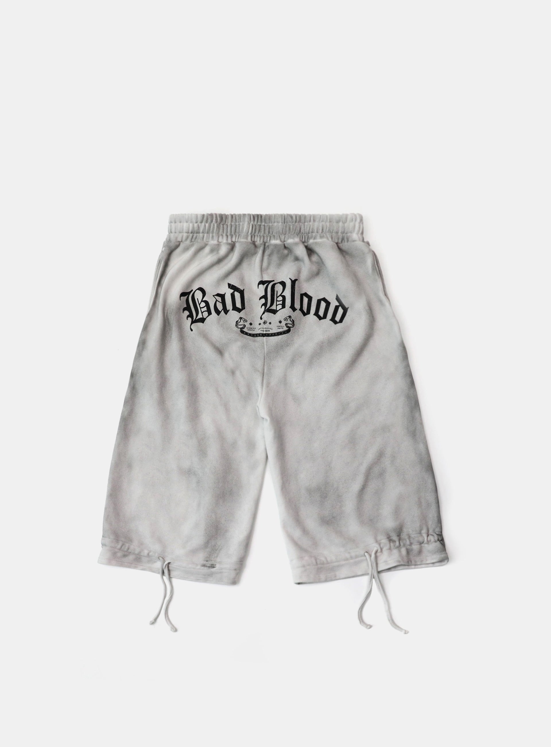 Badblood Mystic Patch Bermuda Pants - Washed White