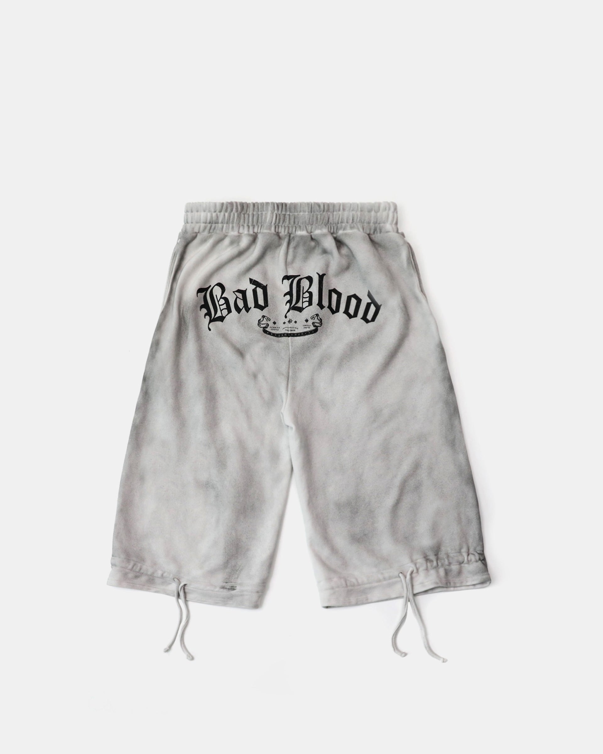 Badblood Mystic Patch Bermuda Pants - Washed White