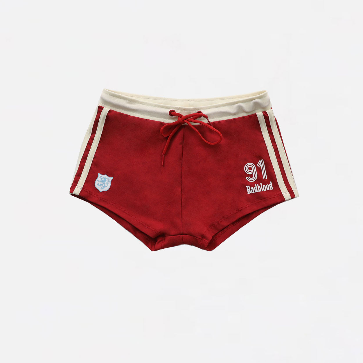 Badblood Vintage Club Boy Shorts Red