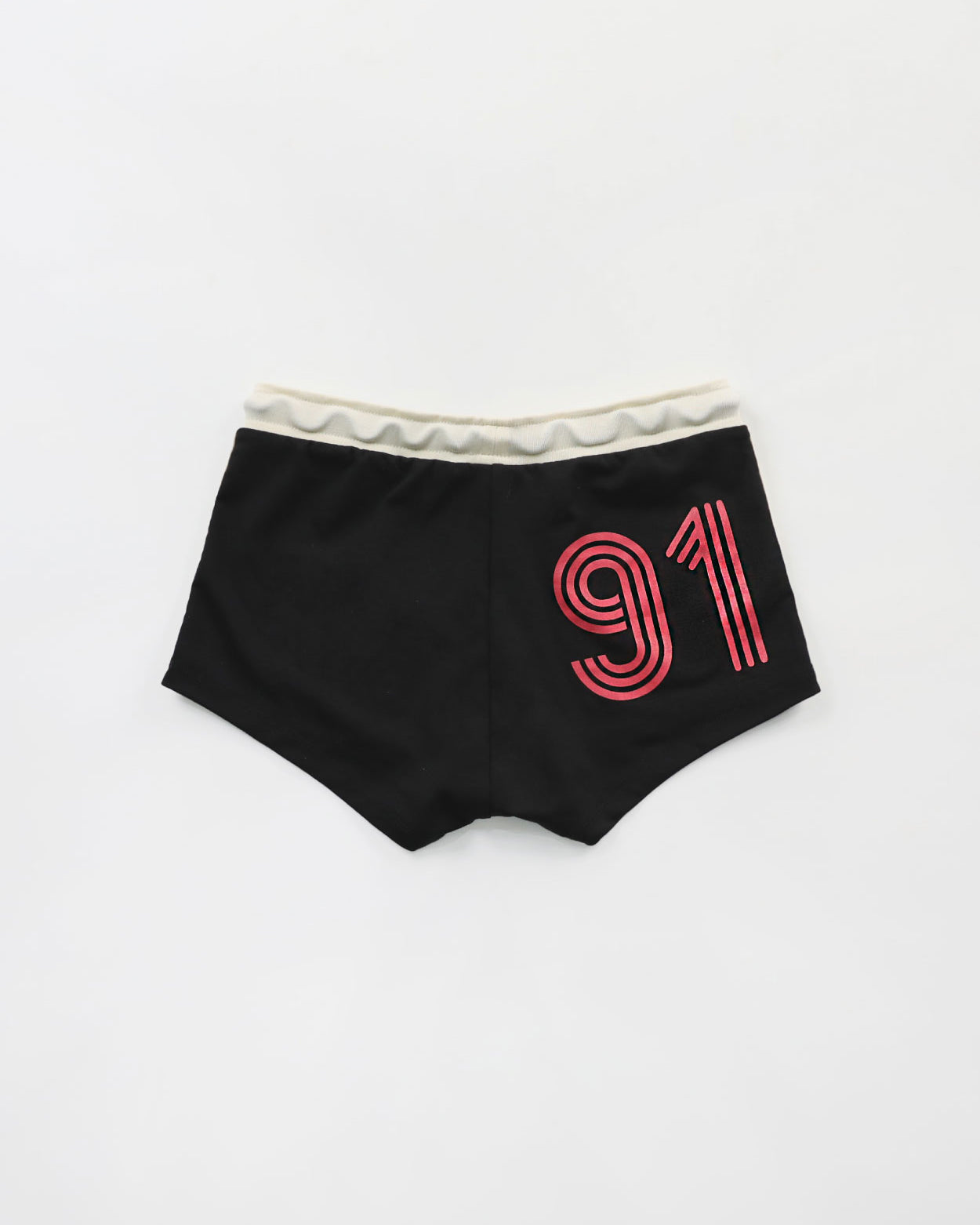 Badblood Vintage Club Boy Shorts Black