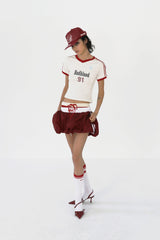 Badblood Billy Balloon Mini Skirt Red