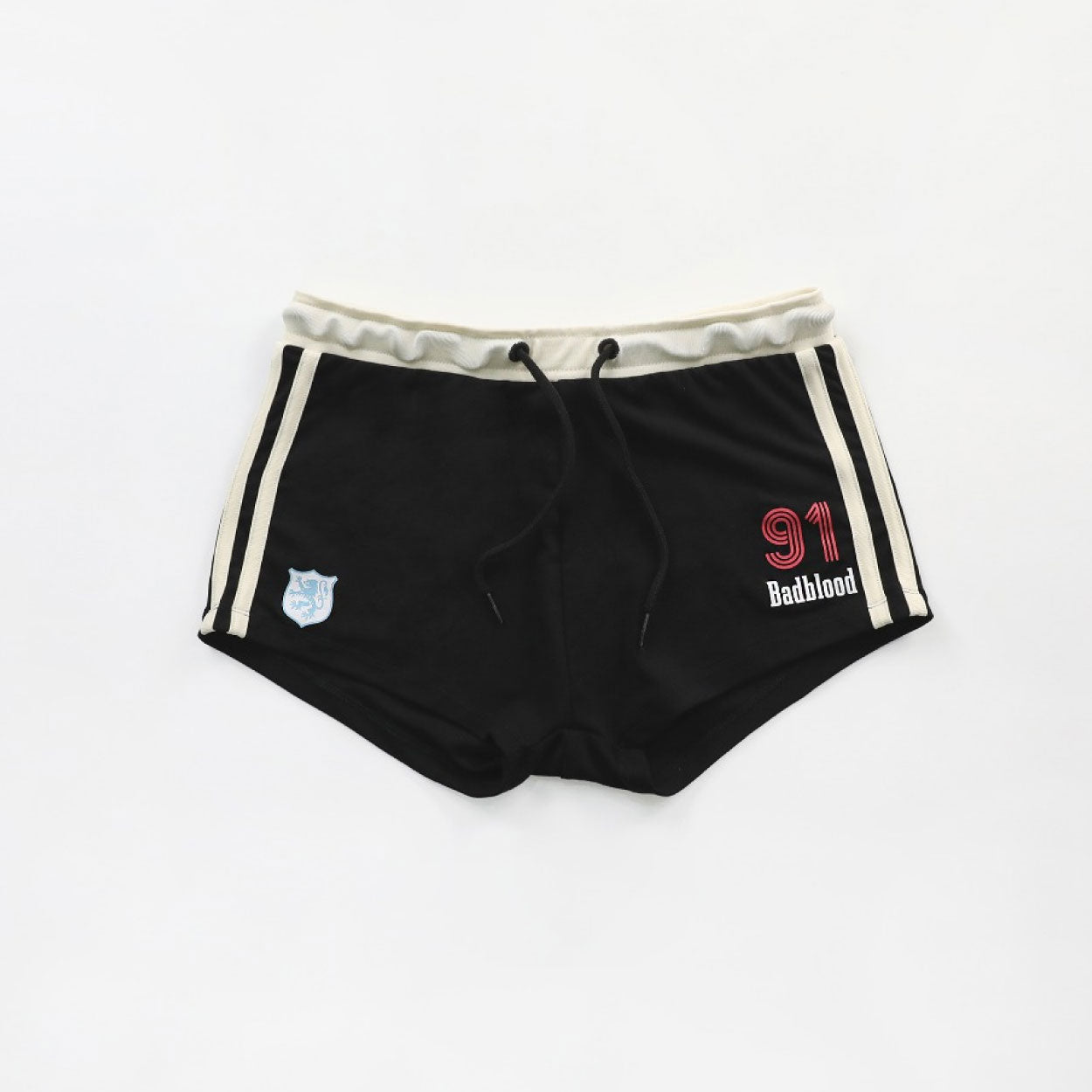Badblood Vintage Club Boy Shorts Black