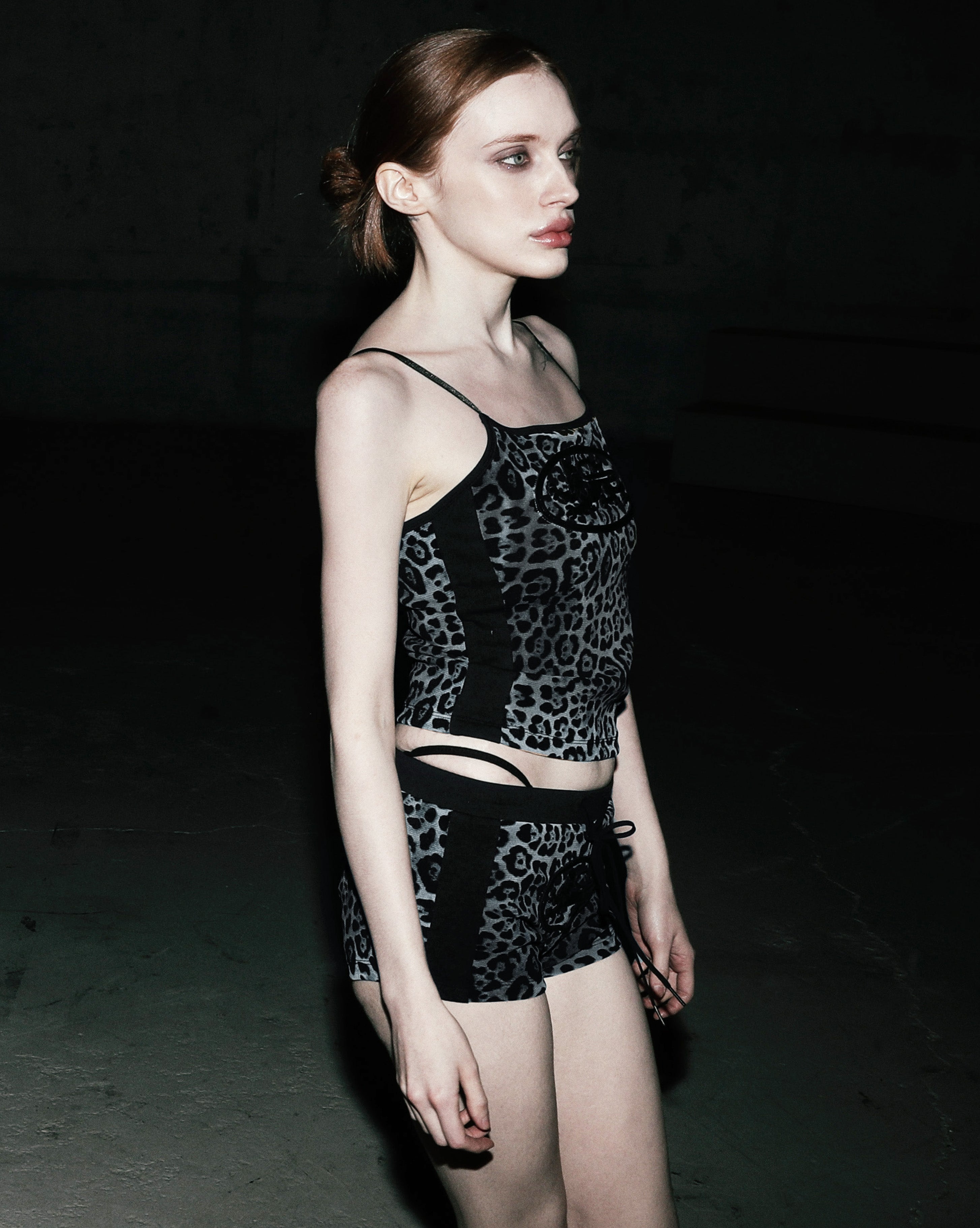 Badblood Mystic String Tank - Black Leopard