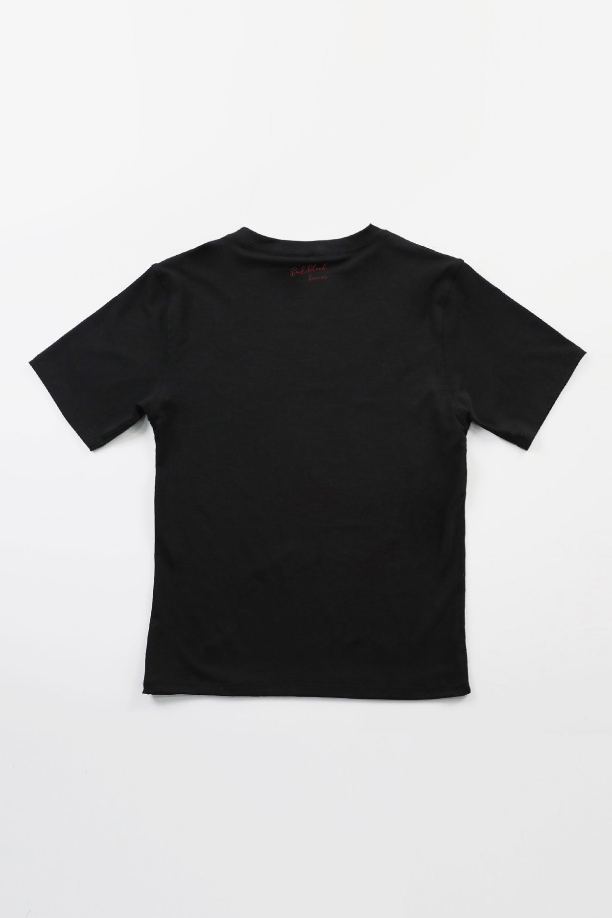 Badblood Script Logo Slim T-Shirt Black