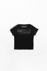 Badblood Vintage Logo Slim T-Shirt Black