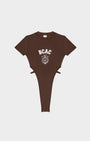 Badblood Hong Kong Limited Edition BCAC Emblem High Cut Bodysuit Brown