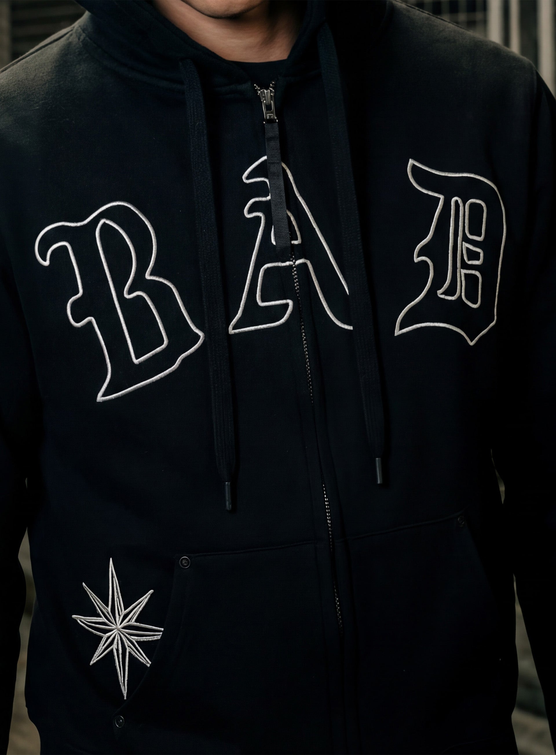 Badblood Titan Stroke Baggy Joggers - Black