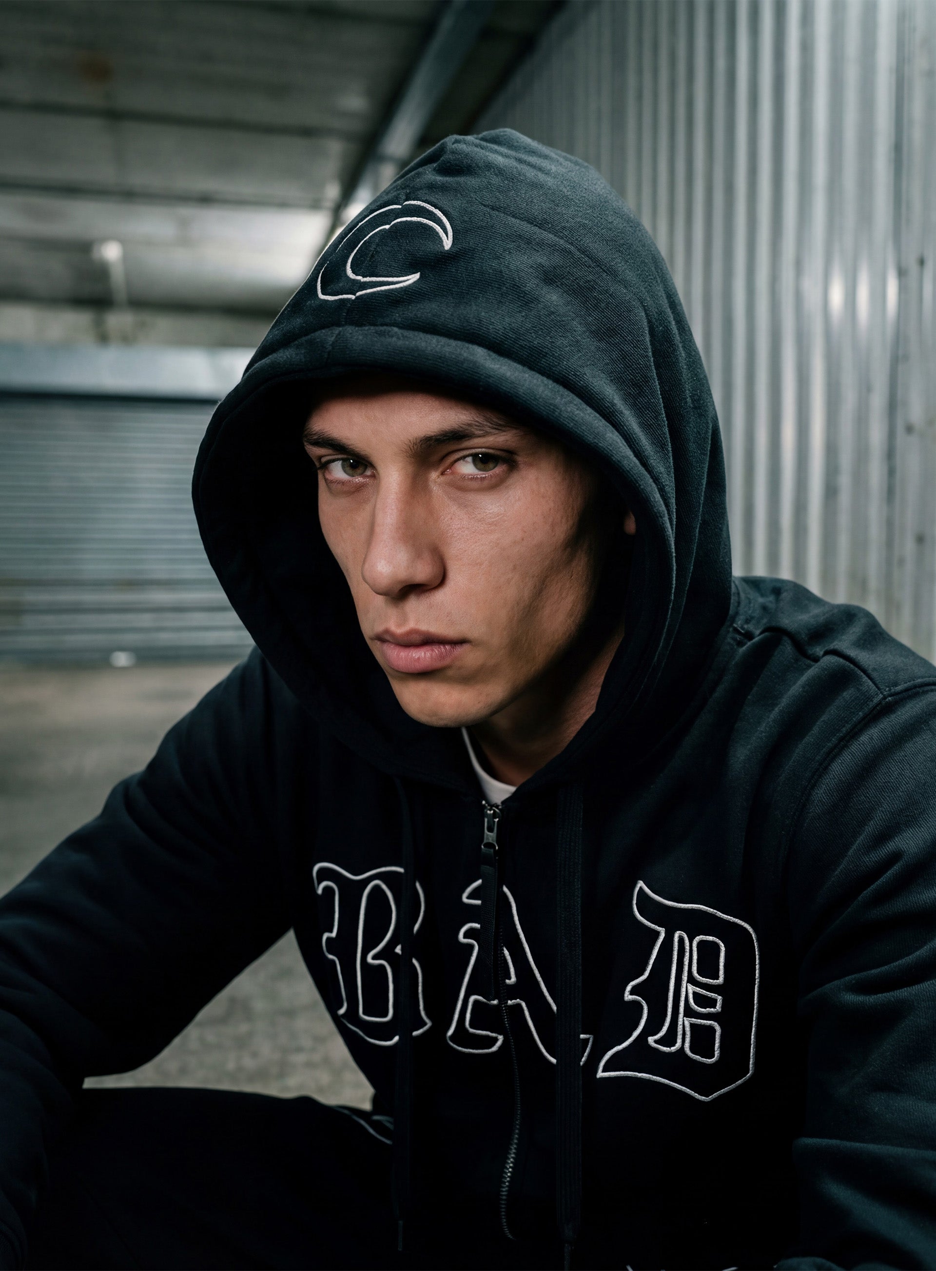 Badblood Titan Stroke Baggy Joggers - Black