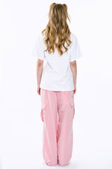 Oddoneout Star cargo pants Pink